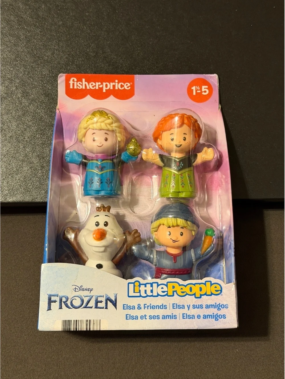 Fisher-Price Little People Disney Frozen Figures 4 Pack Elsa Anna Olaf Kristoff